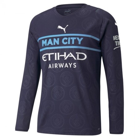 Maillot de Foot Manchester City Troisieme 2021-2022 ML